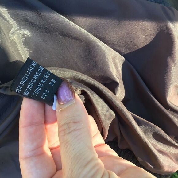 Vintage Members Only Brown Leather Bomber Jacket - Picture 7 of 8